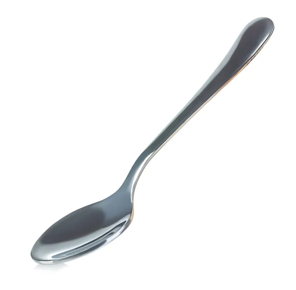 Spoon Close Isolated White Background — Stock Photo, Image