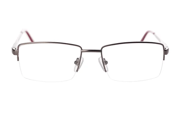 Brille Isoliert Auf Weiß Mit Clipping Pfad Stockbild