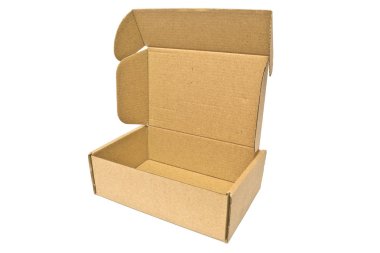 Teslimat hizmeti, taşıma, paket veya beyaz bir arka plan üzerinde izole hediyeler için karton kutular