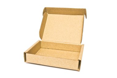 Teslimat hizmeti, taşıma, paket veya beyaz bir arka plan üzerinde izole hediyeler için karton kutular