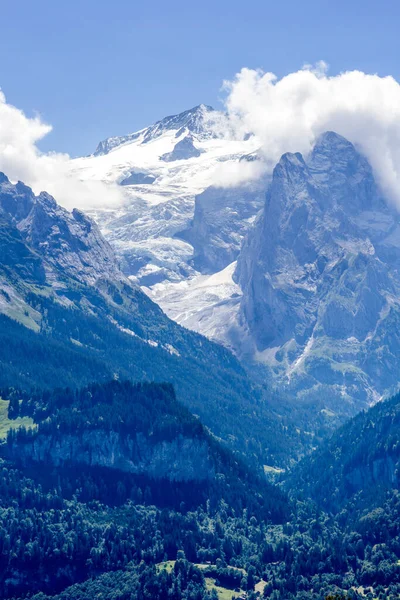 Geleira Rosenlaui Wetthorn Nos Alpes Suíços Região Berna Oberland — Fotografia de Stock