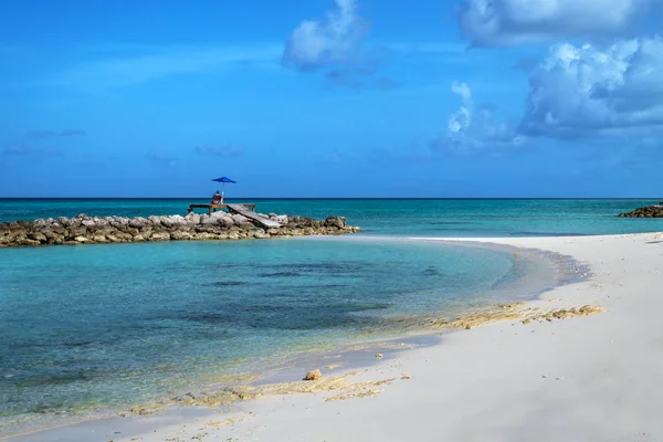 Prenses Cays Beach Bahamalar Bozulmamış Turkuaz Renkli — Stok fotoğraf