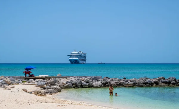 Princess Cays Bahamas July Quiet Beach Lagoon July 2018 Small — Stock Photo, Image