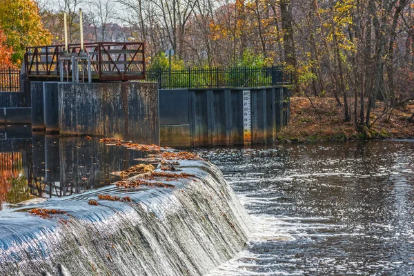 Rancocas Creek Användes För Att Generera Ström För Den Industriella — Stockfoto