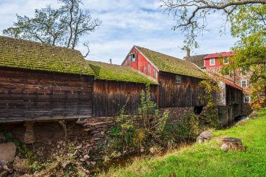 Hstoric dolar ilçe Pennsylvania Stover-Myers Mill dış.