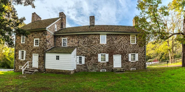 New Hope Pennsylvania October Det Historiske Thompson Neely House Blev - Stock-foto