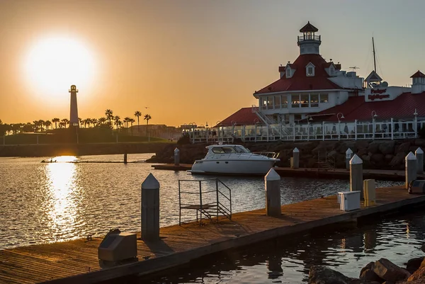 Long Beach California Június Parkers Lighthouse Étteremben Hosszú Strand Világítótorony — Stock Fotó