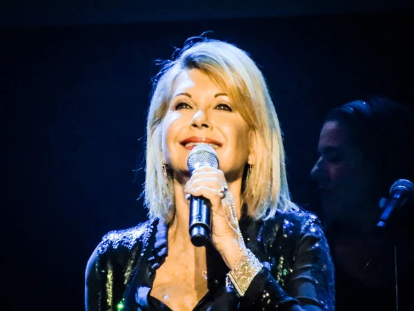 Olivia Newton John Live Count Basie Theater Red Bank April — Stock Photo, Image