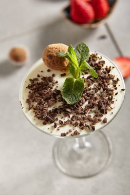 Çikolatalı Truffle Panna Cotta