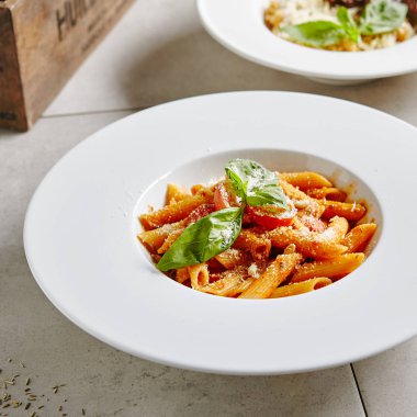 Domates Soslu Domatespenne Pasta Al Dente