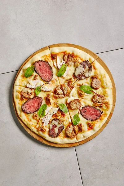 Bbq Meat Pizza with Beef, Pork, Lamb, Figs