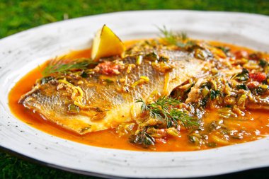 Levrek, Sebze ve Pırasa