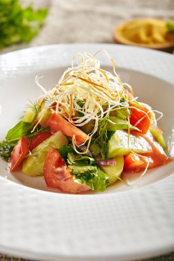 Çizgili Vejetaryen Salatası