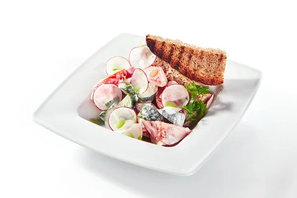 Delicious Restaurant Salad — Stock Photo, Image