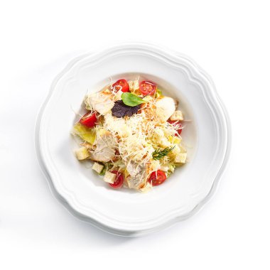 Kavrulmuş Tavuk Göğsü ile Sezar Salatası
