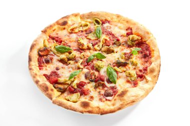 Deniz ürünleri pizza lezzetli