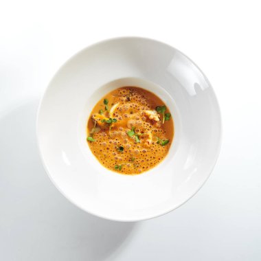 Deniz Ürünleri ile Nefis Servis Havadar Krem Bisque