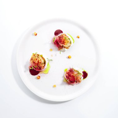 Hindistan Cevizi Kremalı Karnabahar ve Armut Tartar