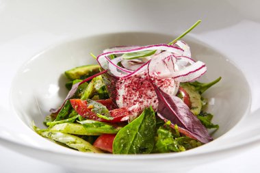 Taze sebze salatası closeup