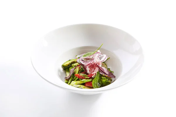 Salade de légumes frais gros plan — Photo