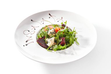 Rucola, Gorgonzola Peynirli Pancar Salatası, Arugula ve Tomat