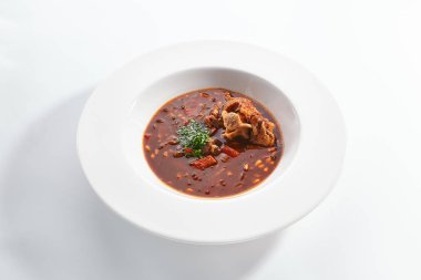 Kaburgalı domates çorbası.