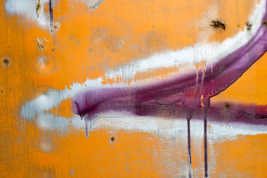 Eski paslı closeup tren ca koşmak