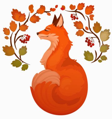 Vektör şirin fox