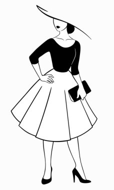 Kadınlar eski moda 50 yıl