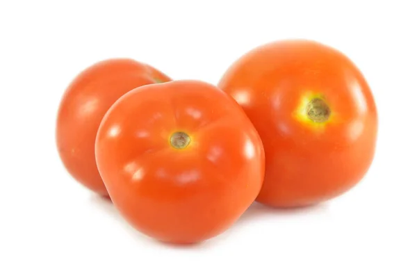 Fresh Red Tomato White Background — Stock Photo, Image