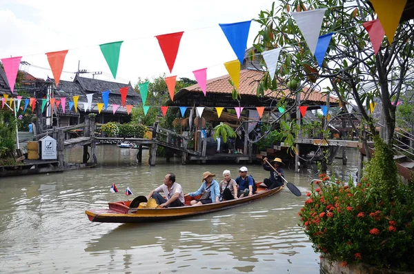 Pattaya Tailandia Jun 2018 Viajes Compras Pattaya Floating Market Cuatro — Foto de Stock