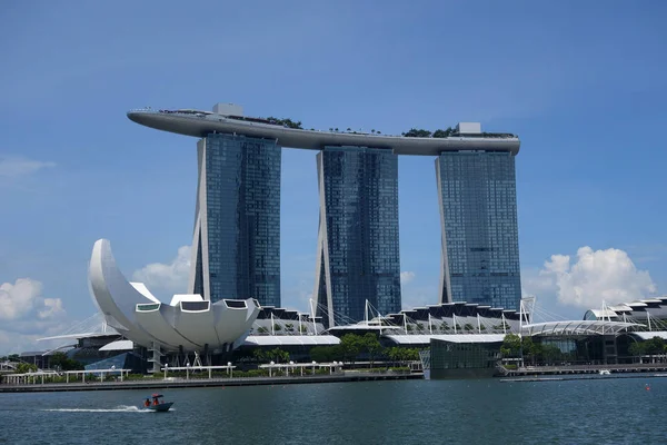 Singapore June 2018 View Marina Bay Singapore Day Which Iconic — Stock Photo, Image