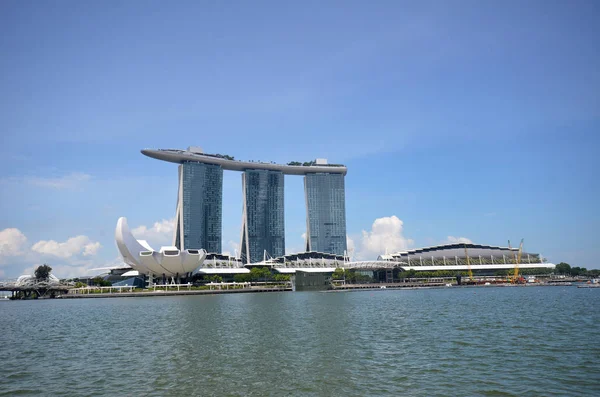 Singapore Giugno 2018 Vista Alla Marina Bay Singapore Giorno Che — Foto Stock