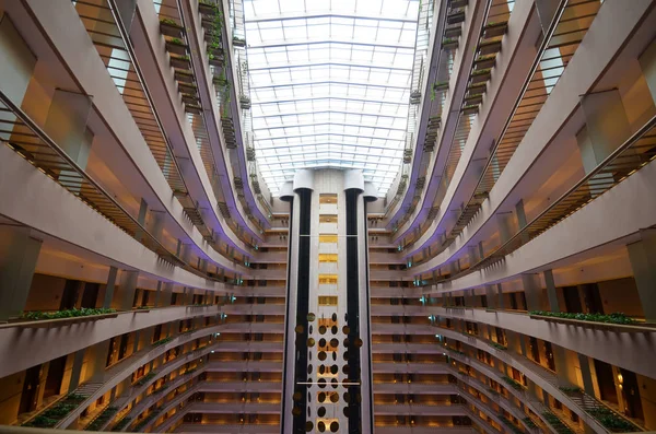 Singapur-Haziran 17, 2018: Marina Mandarin Hotel, Singapore, öğleden sonra iç görünüm