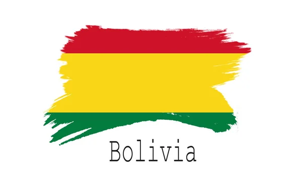 Прапор Болівії Білому Тлі Рендерінг — стокове фото