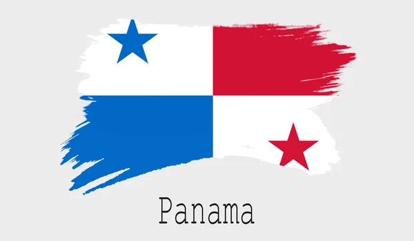 Флаг Панамы Белом Фоне Рендеринг — стоковое фото