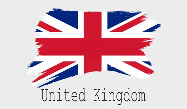 英国国旗白色背景 — 图库照片