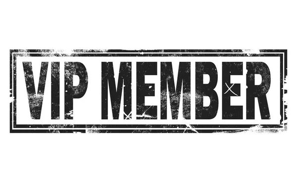 Vip Member Word Black Frame Rendering — Stock Photo, Image