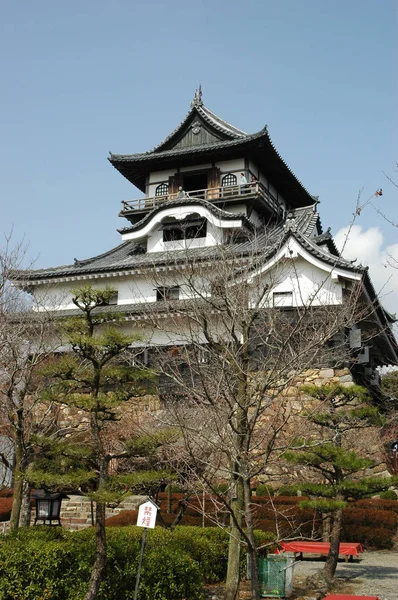 Inuyama Japon Avr 2018 Château Inuyama Est Château Japonais Situé — Photo