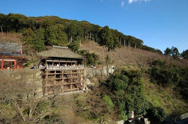 Kyoto Japan April 2018 Blick Auf Den Kiyomizu Tempel Kyoto — Stockfoto