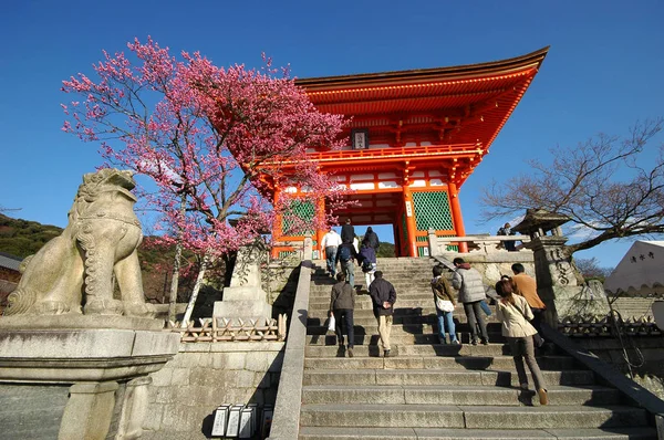 Kyoto Japón Abril 2018 Vista Del Templo Kiyomizu Kyoto Japón —  Fotos de Stock