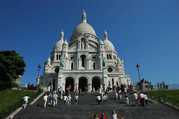 París Francia Jul 2018 Basílica Del Sacre Couer Montmartre París —  Fotos de Stock