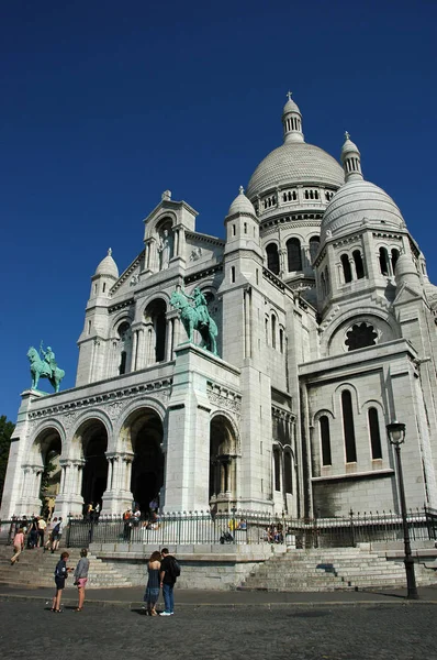 París Francia Jul 2018 Basílica Del Sacre Couer Montmartre París —  Fotos de Stock