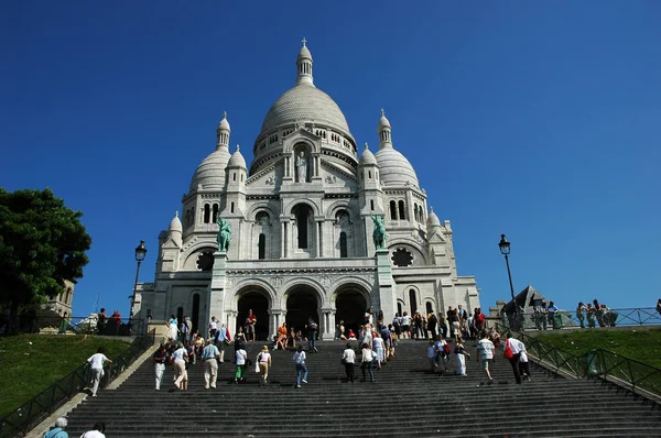 Paříž Francie Červenec 2018 Bazilika Sacre Couer Montmartre Paříž Francie — Stock fotografie