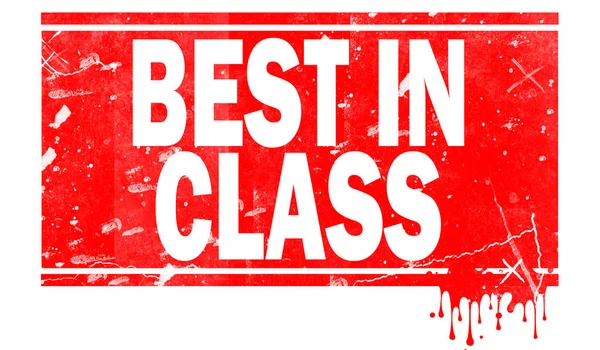 Best Class Word Red Frame Rendering — Stock Photo, Image