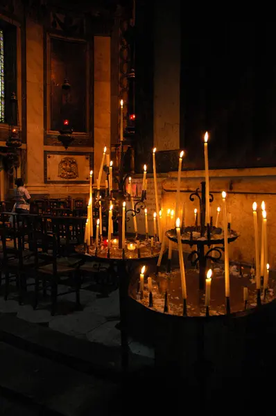 Paris Frankrike Jul 2018 Kyrkan Benedictine Abbey Saint Germain Des — Stockfoto