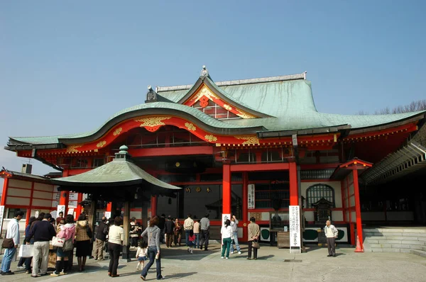 Inuyama Giappone Apr 2018 Veduta Del Santuario Naritayama Inuyama Giappone — Foto Stock