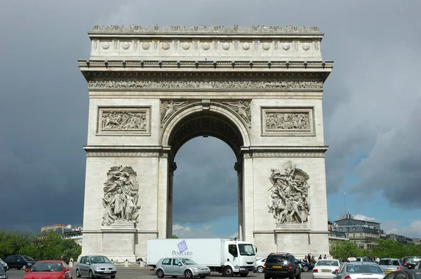 París Francia Jul 2018 Arco Del Triunfo París Uno Los — Foto de Stock