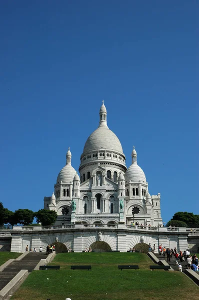 Paris França Jul 2018 Basílica Sagrado Couer Montmartre Paris França — Fotografia de Stock