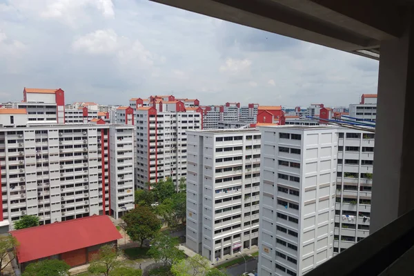Singapur Sep 2018 Vista Del Edificio Residencial Singapur También Conocido — Foto de Stock